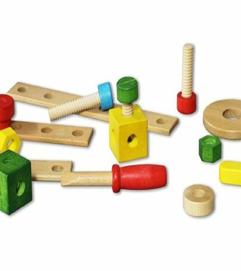 Lelin Wooden Building Activity Toy